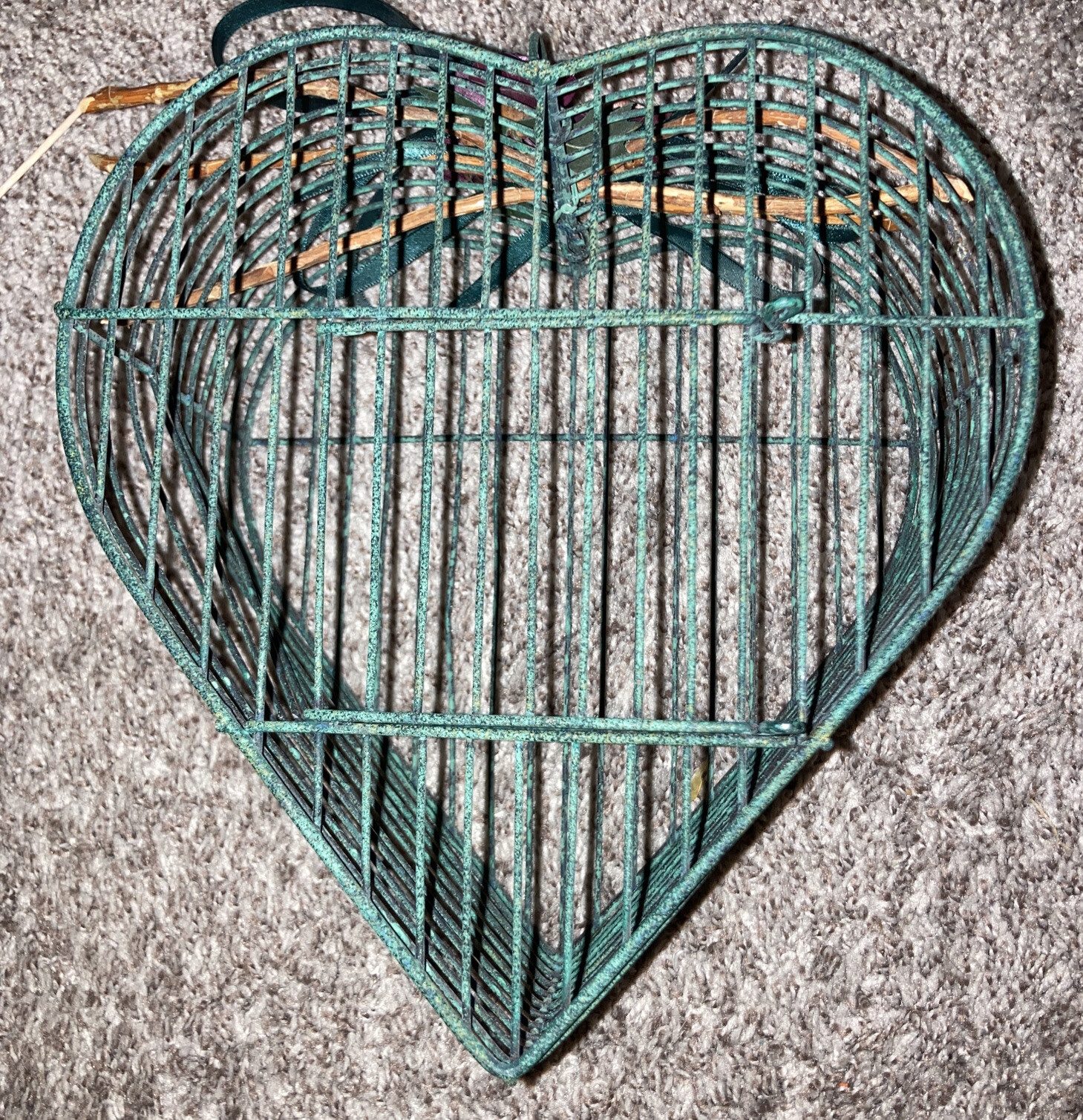 Bird Cage Heart Shaped
