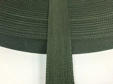 1 Inch CAMO GREEN MilSpec Military Webbing MIL-W-43668 T/3 STD INFRARED Per Yard