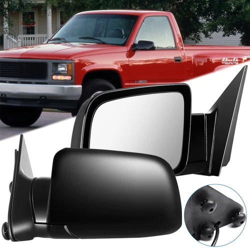 ✅ Power Side View Door Mirrors For 88-98 C/K 1500 Tahoe Yukon Pickup Pair Set