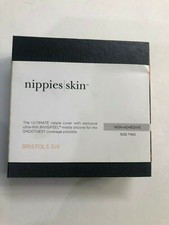 Nippies by Bristols Six BEIGE Skin Reusable NON-Adhesive Nipple Covers, US 2