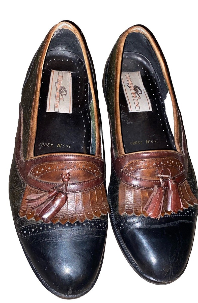 Giorgio Brutini Le Glove Brown Leather Loafers Shoes Mens Size 10 Nice Easter s-l400.jpg main image 2
