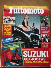 Rivista Tuttomoto 1984 Nr. 3 Parigi Dakar Montesa Cota 242 Suzuki GSX 400 FWS