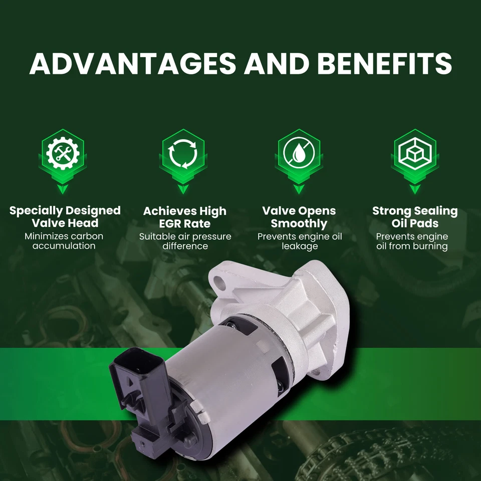 Válvula EGR apta para Dodge Dakota Durango Ram 1500 Jeep Commander Grand Cherokee 4,7 L Foto 4 de 4