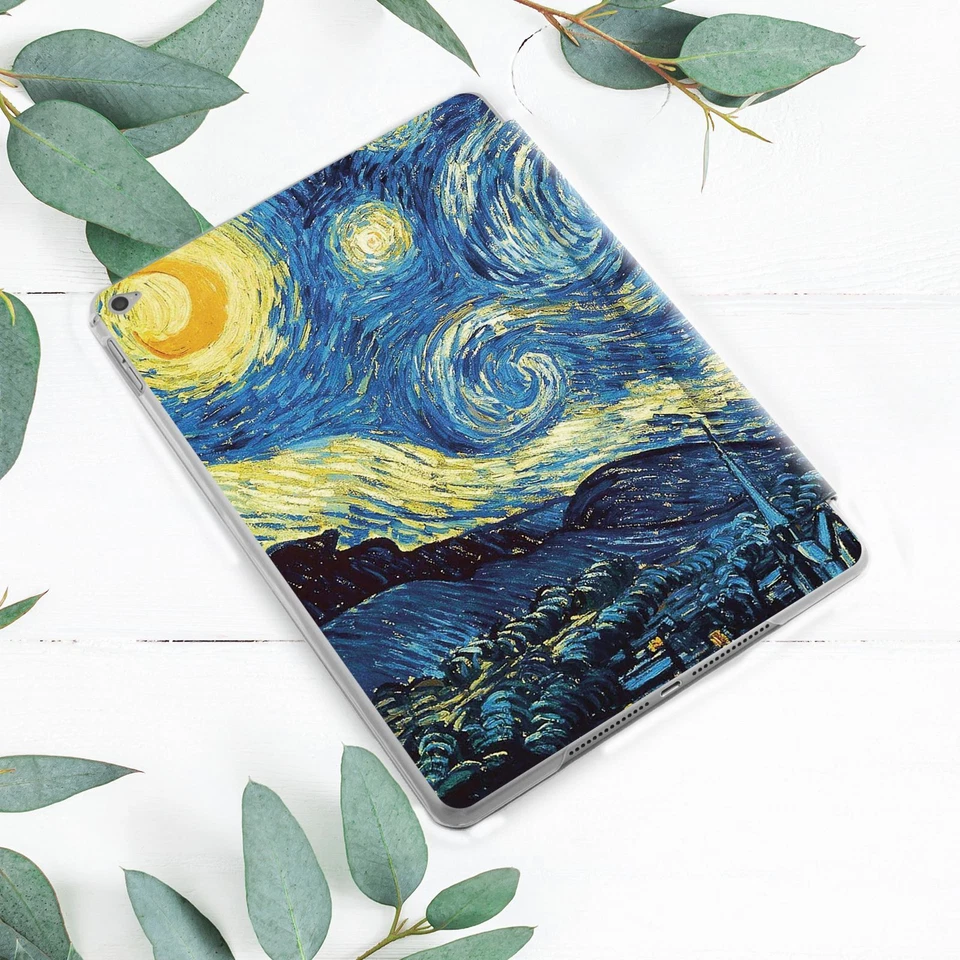 Starry Night Van Gogh Art Case For iPad 10.2 Pro 12.9 11 9.7 Air 3 4 5 Mini - Image 3 of 4