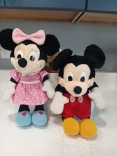 vintage mickey and minnie plush Playskool