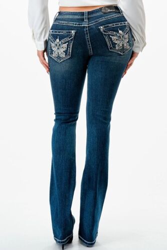 Jeans Grace in LA bootcut Butterfly JB51830 - vita bassa low waist - Foto 1 di 2