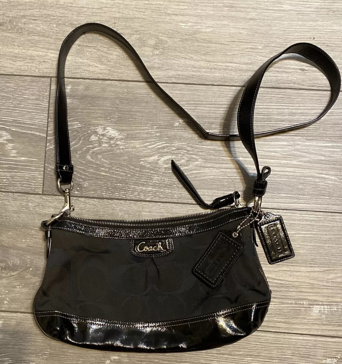 1990s Black Coach Bag