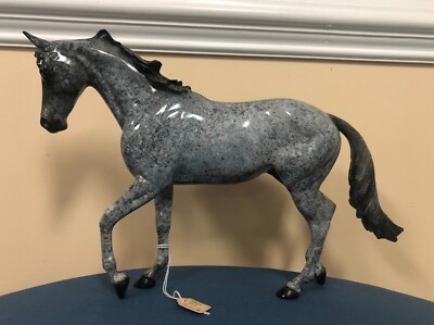 Peter Stone OOAK Thoroughbred Horse Auction Model Granite Decorator