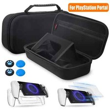 8 in 1 Accessories Set for Playstation Portal Remote Player Hard Carrying Case