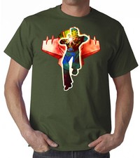 JEEG ROBOT D ACCIAIO HIROSHI T-SHIRT UOMO CARTOON 80 TESTA TRASFORMER tshirt