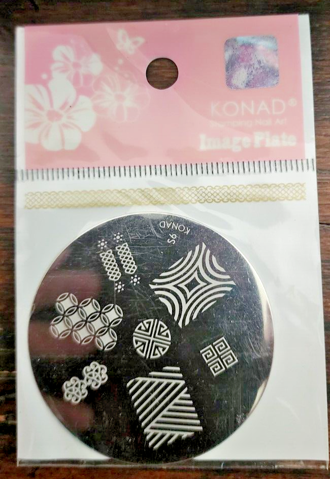 Konad Stamping Nail Art Plate S6 - New