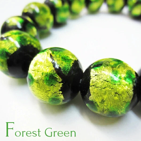 Green glass bracelet clearance