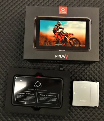 Atomos Ninja V 5'' 4Kp60 Monitor Recorder w/ 1TB SSD Mini Drive