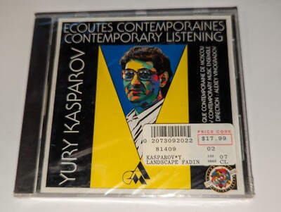 *NEW/SEALED* Yuri Kasparov ''Contemporary Listening'' CD 7 Songs Le Chant du Monde