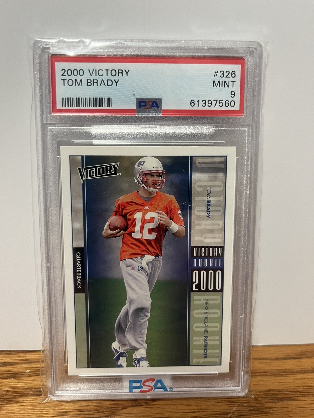 2000 Upper Deck #326 Tom Brady Victory Rookie Card PSA 9. eBay Authenticated