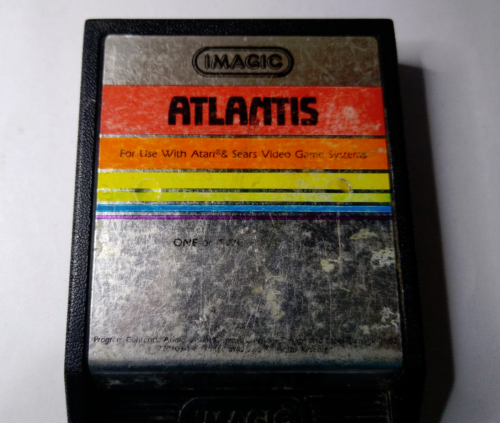 ATLANTIS Atari 2600/7800/2600+ IMAGIC 720103-1. Chariot seulement/fonctionne NTSC - Photo 1/10