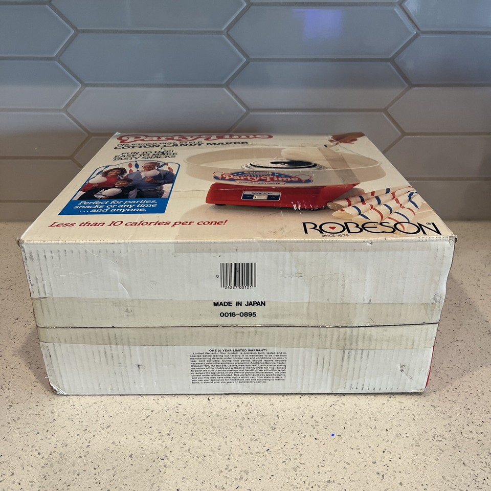 Robeson Party Time COTTON CANDY MAKER Professional Style 03370124