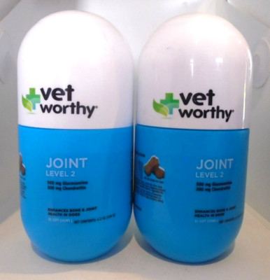 Vet Worthy Joint Support LEVEL 2 Moderate Care Tablets Adult Dogs - 60 Total