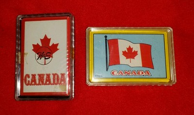 Canada lot 2 Sealed Deck of Cards H&E Sigal Maple leaf Flag 