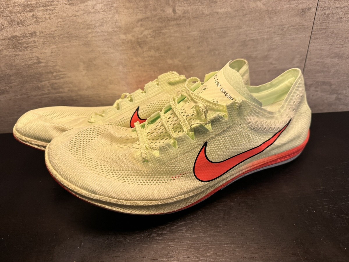 Nike Zoom X Dragonfly Track Shoes Barely Volt/Hyper Orange CV0400