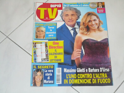 DIPIU' TV - N°39/2014-CALENDARIO OTTOBRE ONE DIRECTION-CAROLYN SMITH-SANTOSTASI