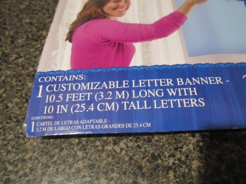 FROZEN ADD-AN-AGE JUMBO LETTER HAPPY BIRTHDAY BANNER KIT WITH NUMBERS 10 .5' - Picture 3 of 5
