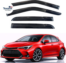 Rain Guards Fit for 2020-2026 Toyota Corolla Hatchback, Out-Channel Window Visor