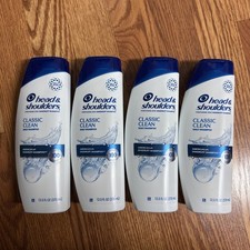 Lot of 4 - Head  Shoulders Classic Clean Dandruff Shampoo 12.5 OZ