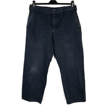 Pantalon homme ARMANI JEANS velours côtelé taille 36 (W33 L28) gris droit déc...