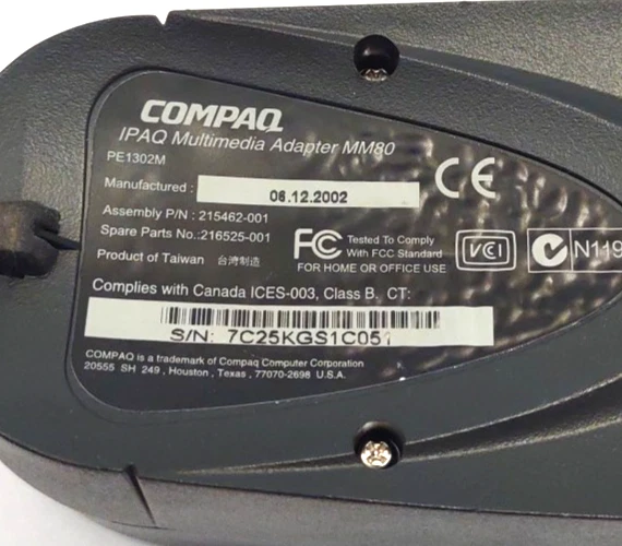 Compaq PE1302M Multimedia Adapter MM80 215462-001, 216525-001 - Image 4 of 4
