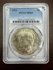 1923 Peace Silver Dollar, PCGS MS 63