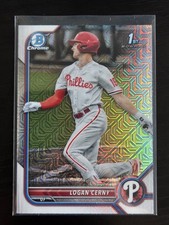 2022 Bowman Chrome 1st Mojo Refractor Logan Cerny BCP-120