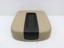 2007-2014 Cadillac Escalade Beige Center Console Lid Armrest Leather Cover Oem