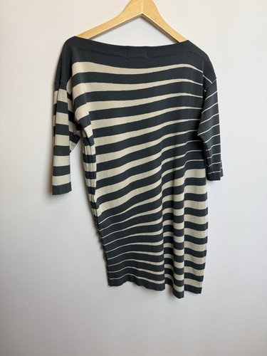 Annette Gortz Since 1984 Gr. Large Tunika Top asymmetrisch gestreift Lagenlook - Bild 10 von 13