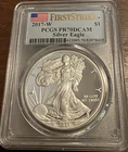2017-W American Silver Eagle Proof PCGS PR70DCAM - First Strike US Mint $1 Coin