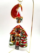 Christopher Radko - Cheerful Chapel #1020838 Church With Stained Glass Windows 