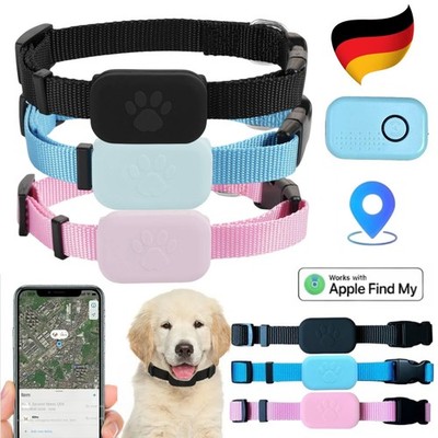 Wasserdichtes GPS Haustier Tracker Halsband für Hunde & Katzen Echtzeit Standort