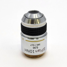 Olympus Microscope Objective SPlan 10x NH Negative High Phase Contrast 10NH