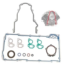 Timing Cover Gasket Set & Oil Pan Gasket Set Compatible with GM Chevy Cadillac 