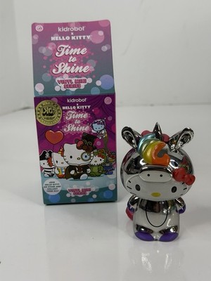 Kidrobot x Hello Kitty Time to Shine Blind Box Sanrio NYCC Chrome Unicorn Figure