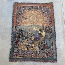 Grateful Dead Golden Road Blanket Fare Thee Well 50th Anniversary Tour Tapestry
