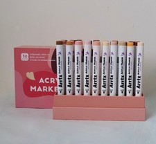 Arrtx 30 Skin Tone Acrylic Water Based Colour Brush Tip Paint Marker Pens