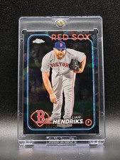 2024 Topps Chrome Sapphire Liam Hendriks Black Refractor /10