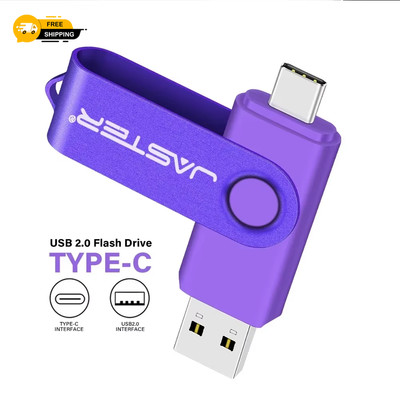 TYP-C USB-Stick 128 GB echte Kapazität Pen Drive 64 GB kostenloser Schlüsselanhänger Speicher 