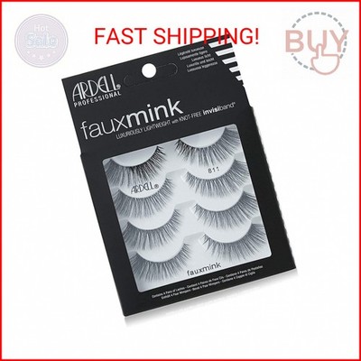 Ardell Faux Mink Lashes 811 False Eyelashes   Lightweight Natural Faux Mink Stri
