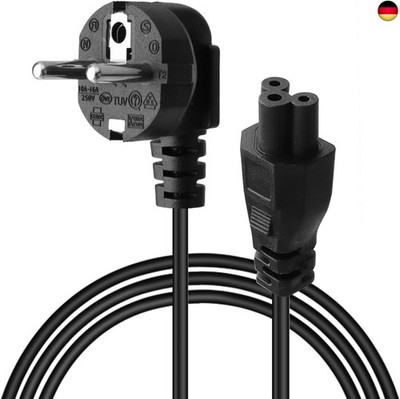 Ladekabel Netzkabel für Ninebot E-Scooter MAX G30 G30D G30D2 F65D Winkelstecker 