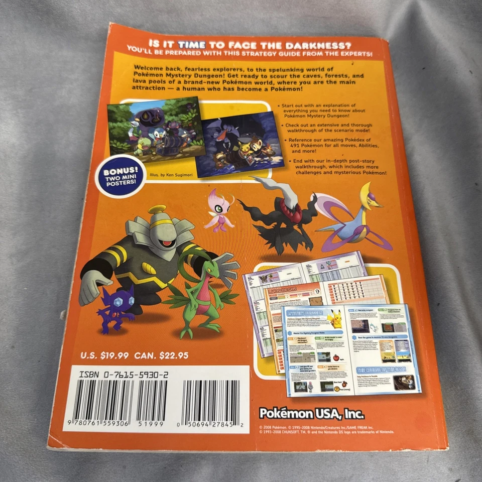 Pokemon Mystery Dungeon Explorers Of Time Darkness Nintendo DS Guía de Estrategia Foto 2 de 4