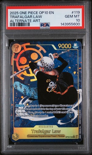 Trafalgar Law (Parallel) graded PSA 10 for sale on eBay