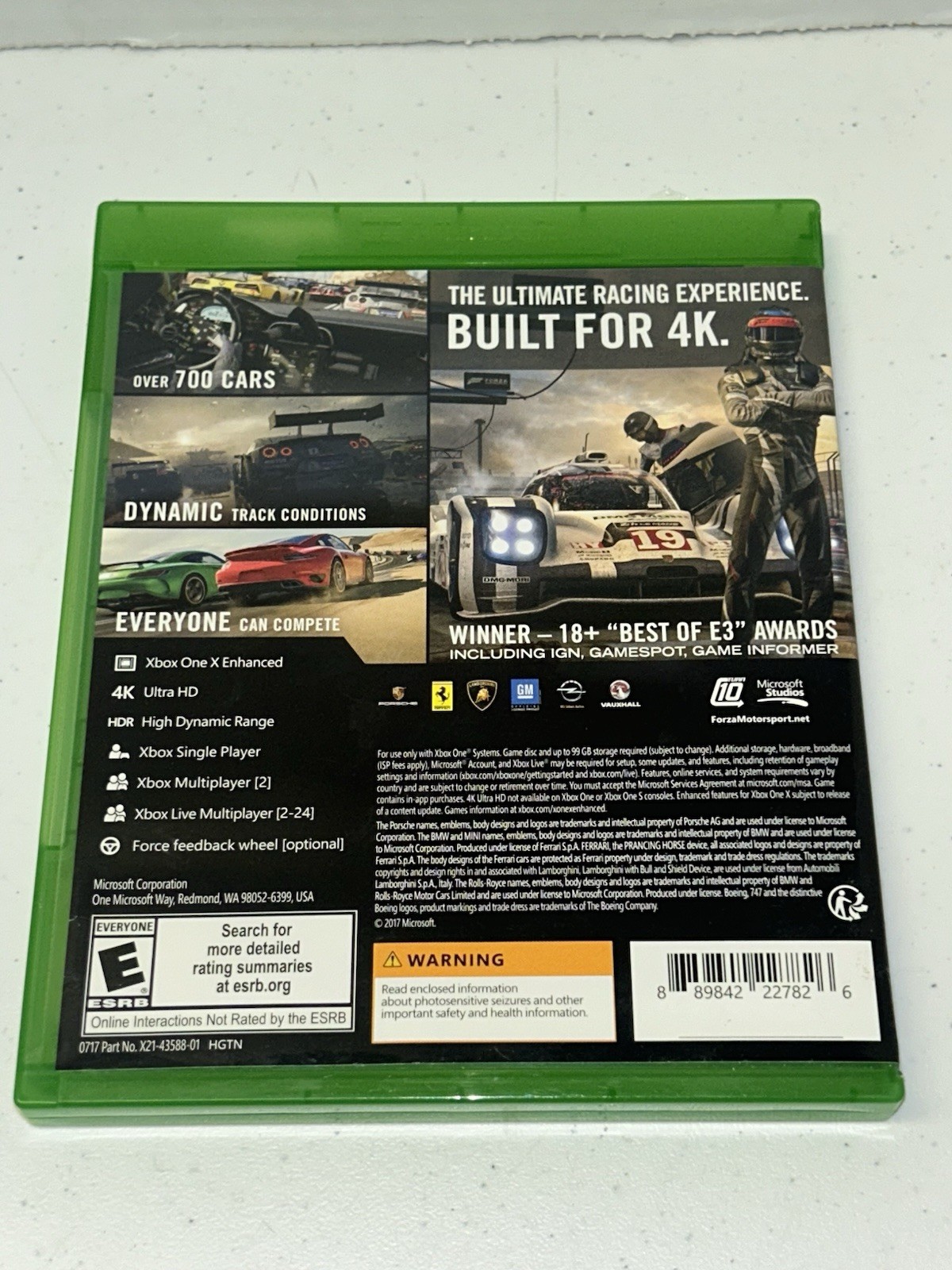 Forza Motorsport 7 Microsoft Xbox One, 2017 Nice Tested