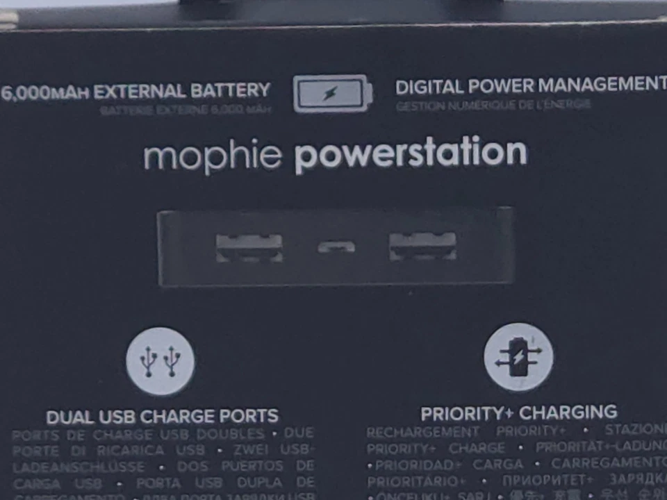 Mophie PowerStation 6.000mAh gerenciamento de energia digital +24 horas bateria extra HM7 - Imagem 4 de 4